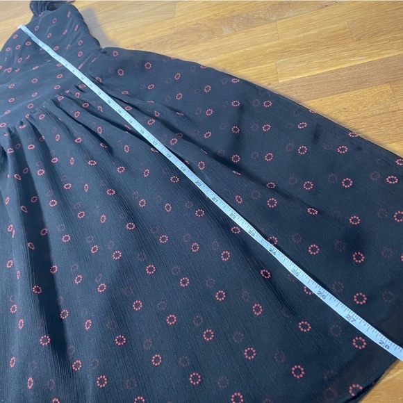 The Kooples Black and Red Sweetheart Neckline Mini Party Dress Size Small - Picture 11 of 11